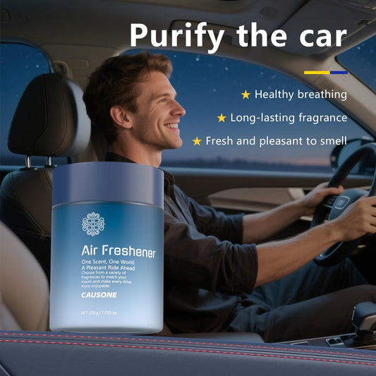 Solid car air freshener inside vehicle, long lasting fresh fragrance