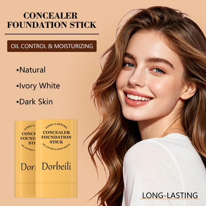 3 shades long lasting foundation stick ivory natural dark skin tone