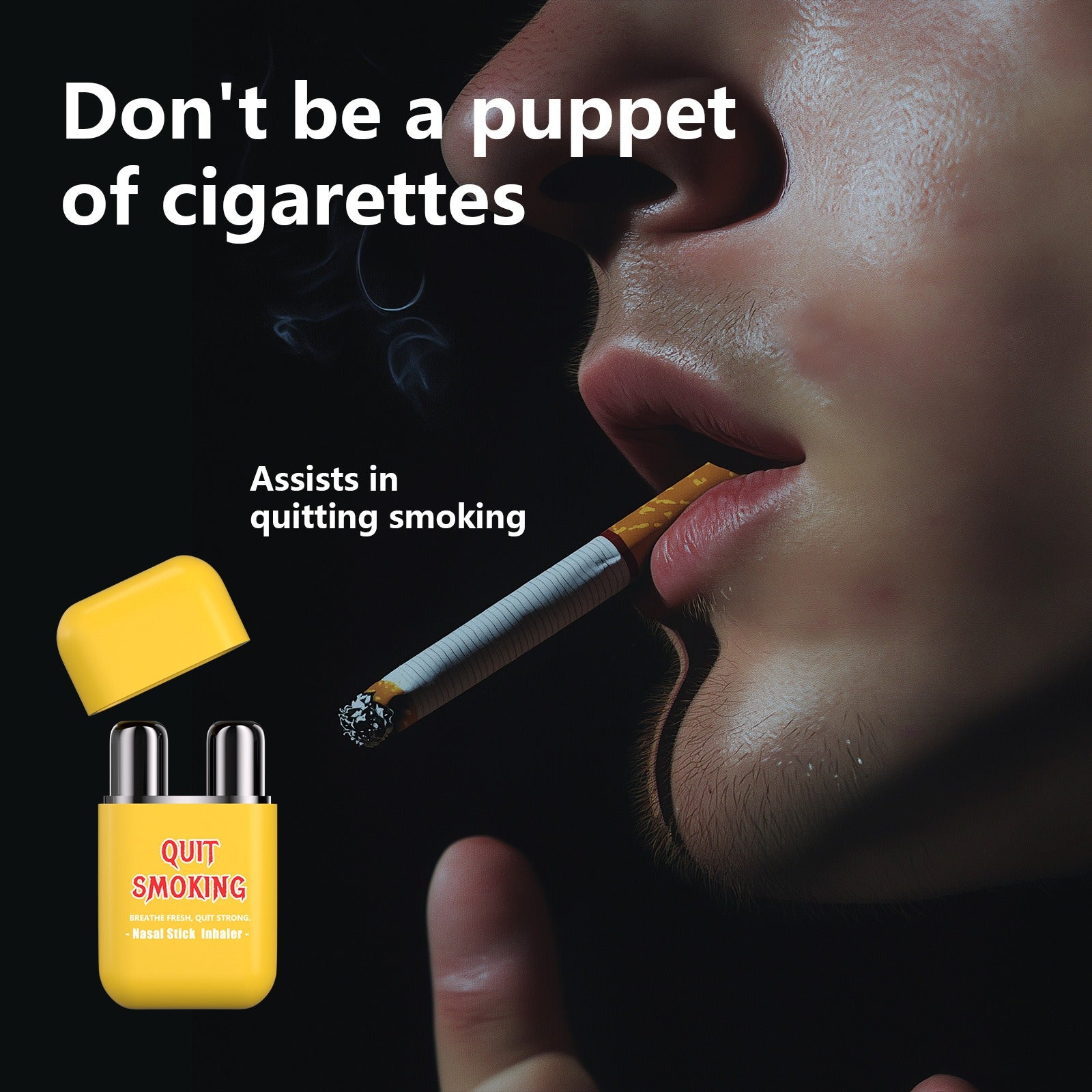 Portable aromatherapy inhaler acts as auxiliary tool to assist smoking cessation