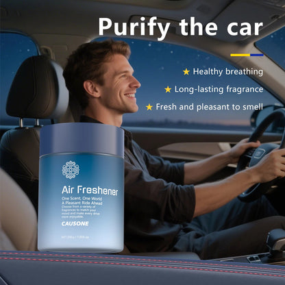 Solid car air freshener inside vehicle, long lasting fresh fragrance