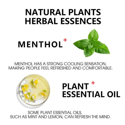 Menthol and plant essential oils deliver strong cooling and refreshing effects