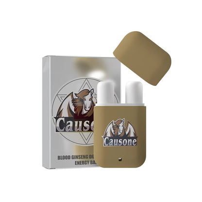 Coffee scented dual port portable inhaler together with branded outer product display box