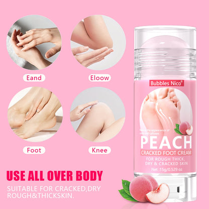 Solid balm suitable for hands elbows knees feet and full body use