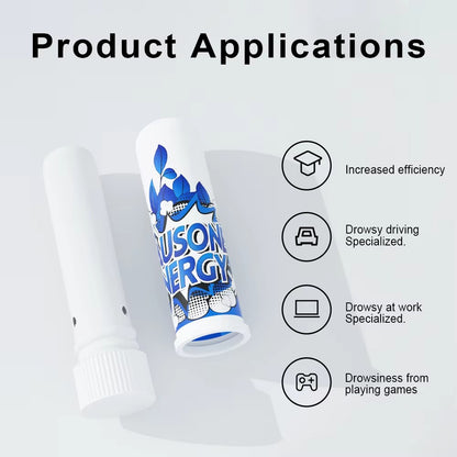 Portable nasal inhaler with applicable usage scenarios for driving working and gaming listed