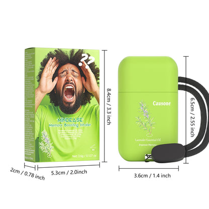 Complete length and width dimension markings for inhaler case and outer package