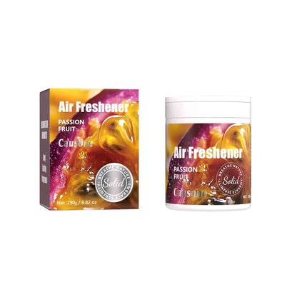 Tropical passion fruit solid air freshener 250g jar with paper box