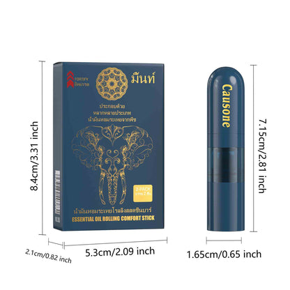 Full length and width dimension markings for product box and single stick