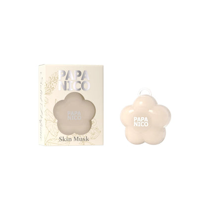 Cream flower solid perfume skin musk fragrance full packaging shot
