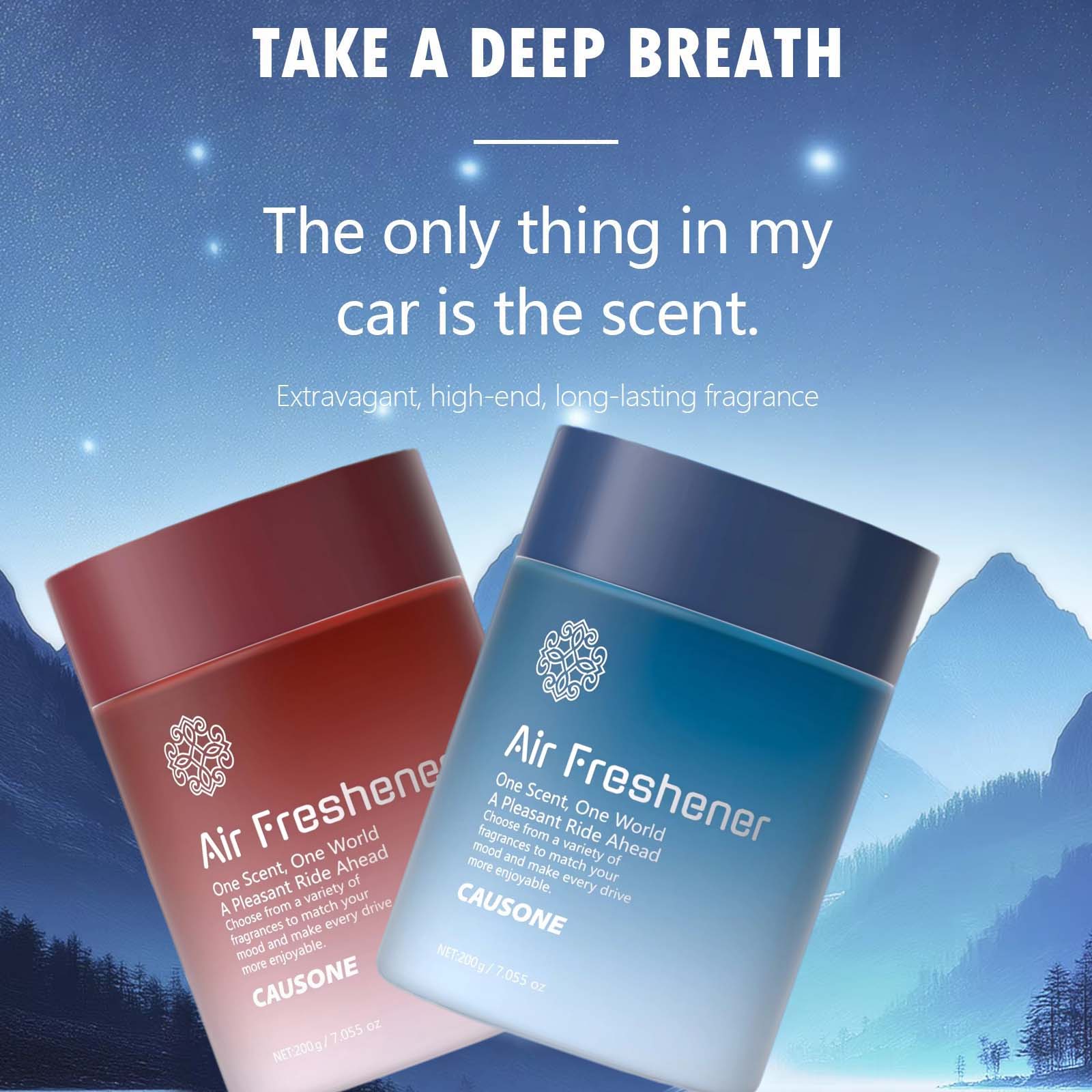 Red and blue dual color solid home car air freshener cans display