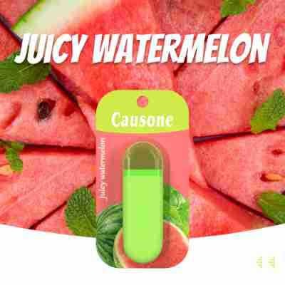 Juicy watermelon scented portable breath freshening stick with retail hang card packaging